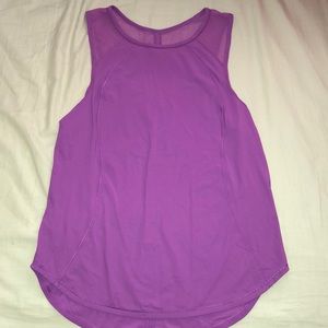 Purple lululemon lightweight tank top!!